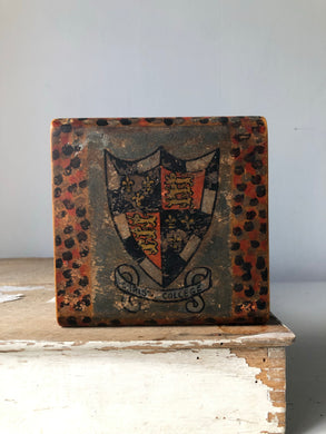 Vintage University Wooden Box