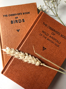 Pair of Vintage Observer Books, Wild Animals and Birds