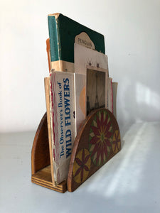 Vintage Wooden Letter Rack