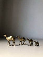 Load image into Gallery viewer, Set of 1930s Brass camels