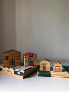 Vintage Wooden Nesting Houses