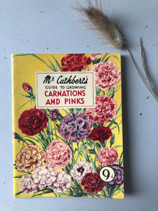 1950s Gardening booklet, Carnations and Pinks