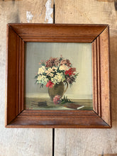 Load image into Gallery viewer, Vintage Miniature framed oil painting, Posy Jug