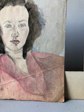 Load image into Gallery viewer, 1930s Watercolour Portrait, Lady