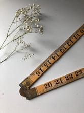 Load image into Gallery viewer, Vintage Brass Hinged Architects Ruler