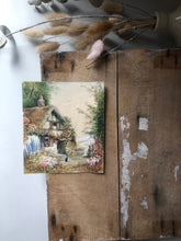 Load image into Gallery viewer, Miniature Cottage Scene Painting