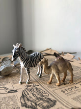 Load image into Gallery viewer, Pair of Vintage Animals, Zebra and Camel