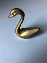 Load image into Gallery viewer, Little Vintage Brass Swan
