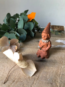Small Vintage terracotta elf