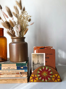 Vintage Wooden Letter Rack