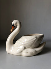 Load image into Gallery viewer, Medium Vintage Carlis Ware Swan Planter