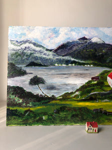 Original Landscape Oil Painting on Board