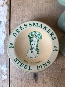 1930s Dressmakers Pin Tin