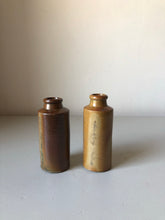 Load image into Gallery viewer, Antique Brown Stoneware Bottles