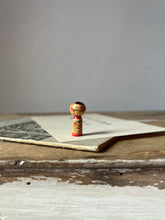 Load image into Gallery viewer, Tiny vintage Kokeshi Doll