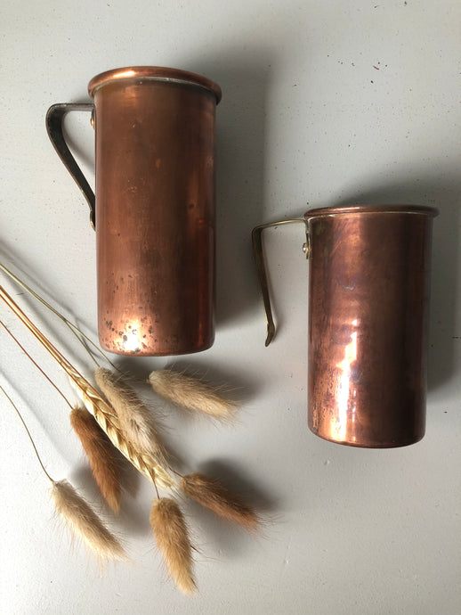 Vintage Copper Measuring Cups