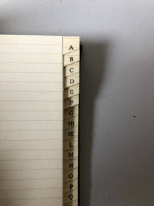 Vintage Leather Bound Pocket Address Book