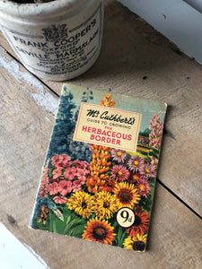 1950s Gardening booklet, Herbaceous borders