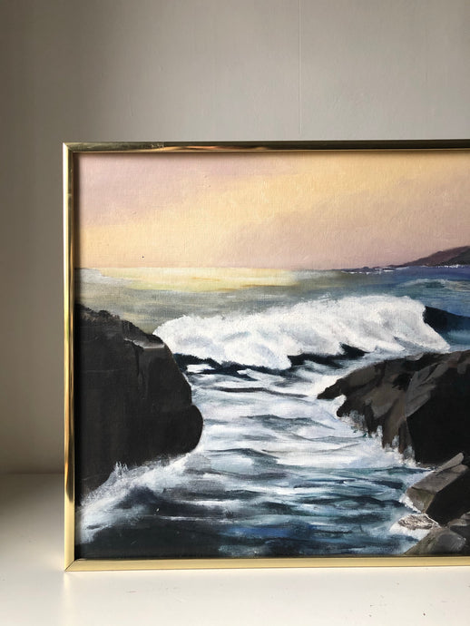 Vintage Seascape Painting
