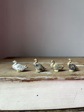 Load image into Gallery viewer, Set of Antique Lead Ducks