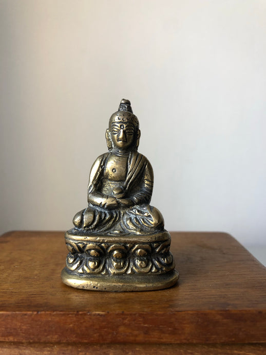 Vintage Brass Buddha