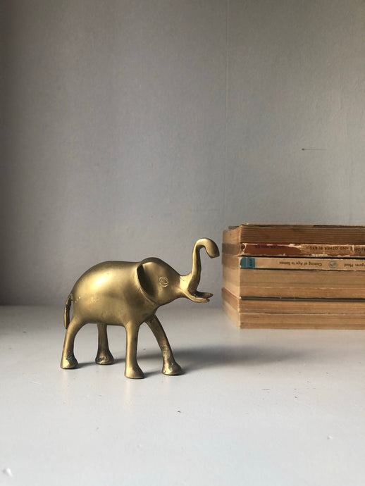 Mid-Century Brass Elephant