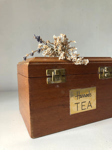 Old ‘Harrods Tea’ Wooden Box