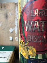 Load image into Gallery viewer, Antique ‘Water Biscuits’ tin packaging