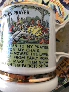 The Gardeners Prayer vintage mug