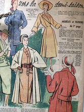 Load image into Gallery viewer, 1950s French Fashion Newspaper