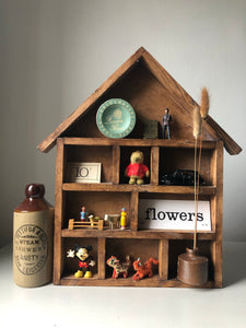 Rustic Wooden House Wall Display