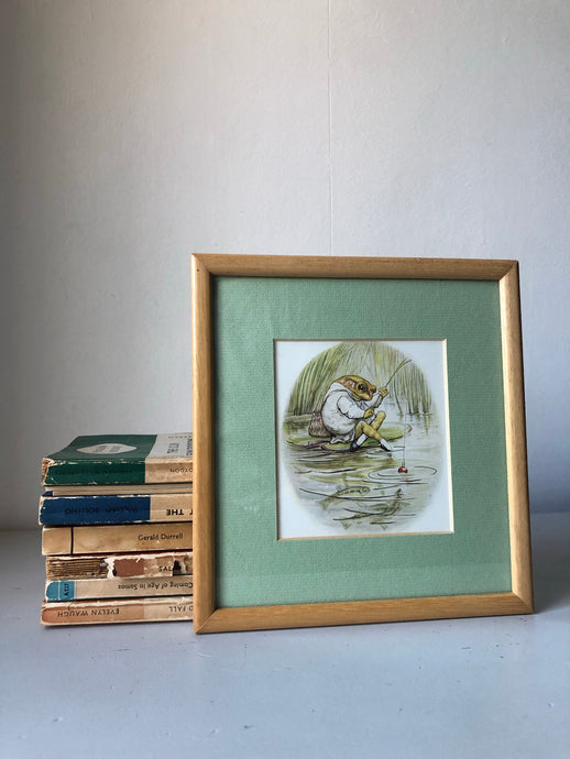 Vintage Jeremy Fisher Framed Print