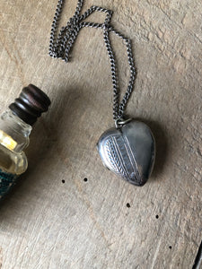 Vintage Silver Heart Locket