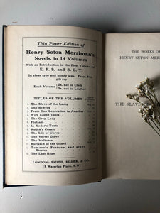 Pair of Antique H.S Merriman Books