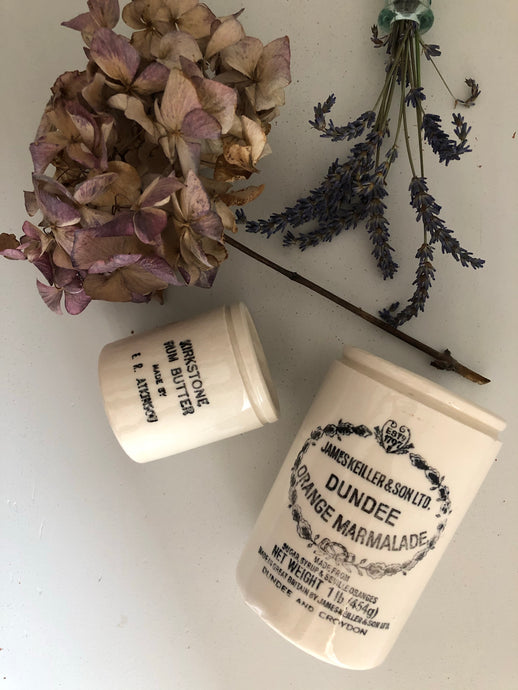 Vintage James Keiller Dundee Marmalade Jar