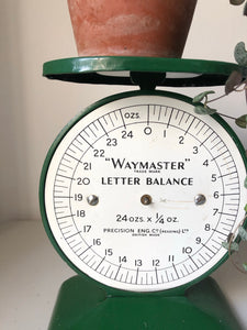 Vintage ‘Waymaster’ letter scales