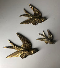 Load image into Gallery viewer, Set of 3 Vintage Swallows
