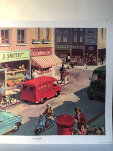 Original 1950s School Poster, ‘In The Street'