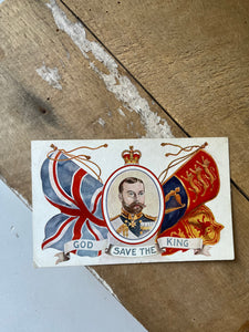 Original God Save The King Postcard