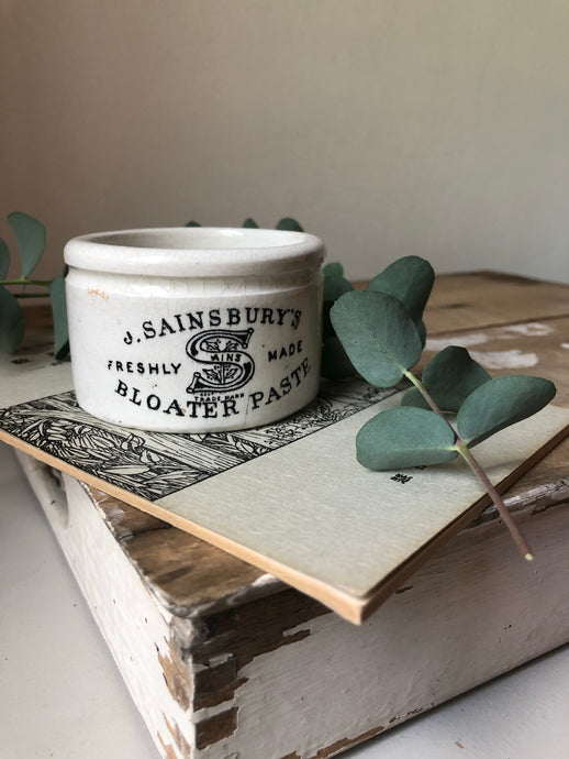 Antique J Sainsbury's Paste Pot