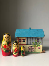 Load image into Gallery viewer, Trio of Vintage Russian Nesting Dolls