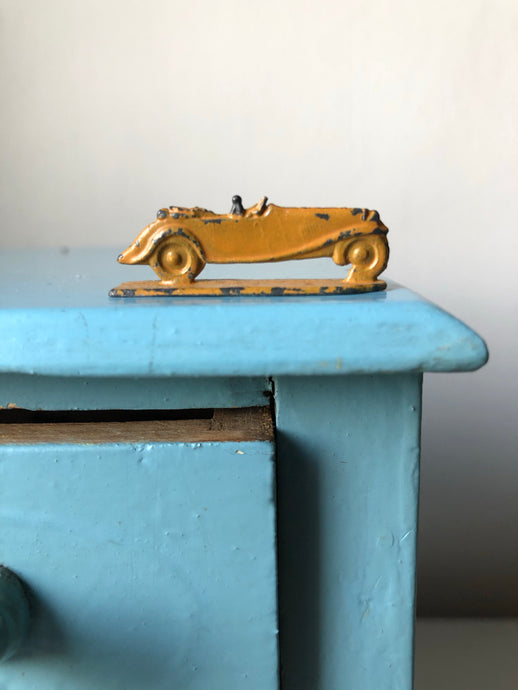 Vintage Lead Racing Car