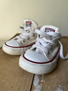 Pair of infant Converse, size 6