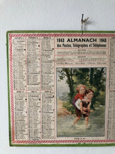 Load image into Gallery viewer, French 1940s Wall Calendar