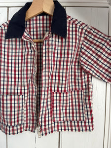 Vintage Check Jacket, Age 1-2 years