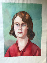 Load image into Gallery viewer, Original Watercolour, ‘Girl in Red’