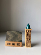 Load image into Gallery viewer, 1950s Wooden House Set, Tower