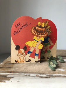 Vintage Valentines Card