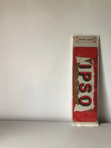 Vintage IPSO Advertising Display Poster