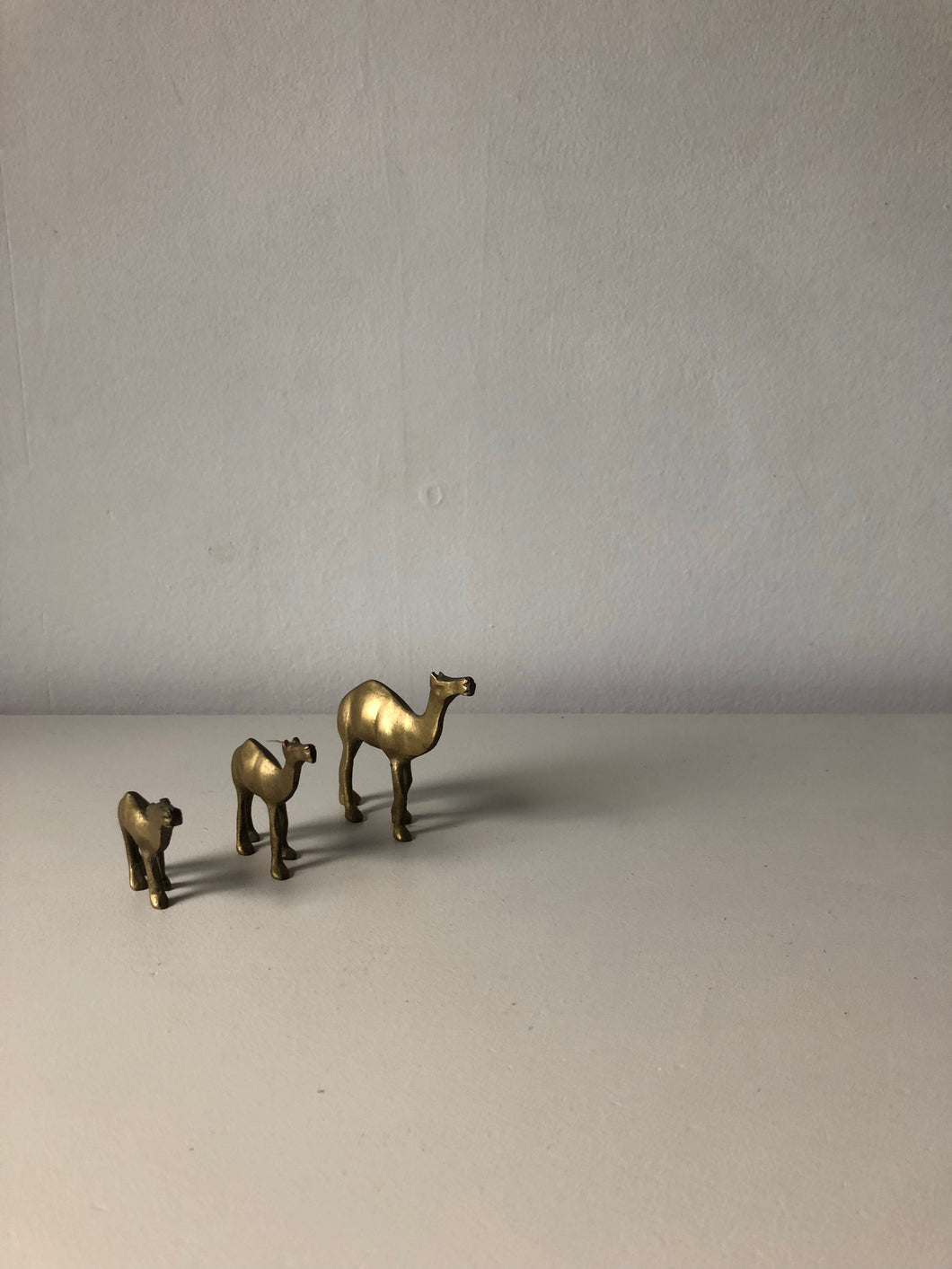 NEW - Set of 1930s Brass camels